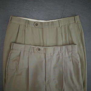 Brooks Brothers Tucked Wool Slacks