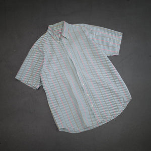 Brooks Brothers Multi Striped Seersucker S/S Shirt