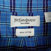 Load image into Gallery viewer, Yves Saint Laurent Plaid S/S Shirt
