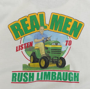 REAL MEN LISTEN TO RUSH LIMBAUGH S/S Tee