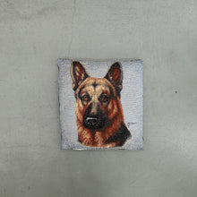 Load image into Gallery viewer, Shepherd Dog Woven Pillow
