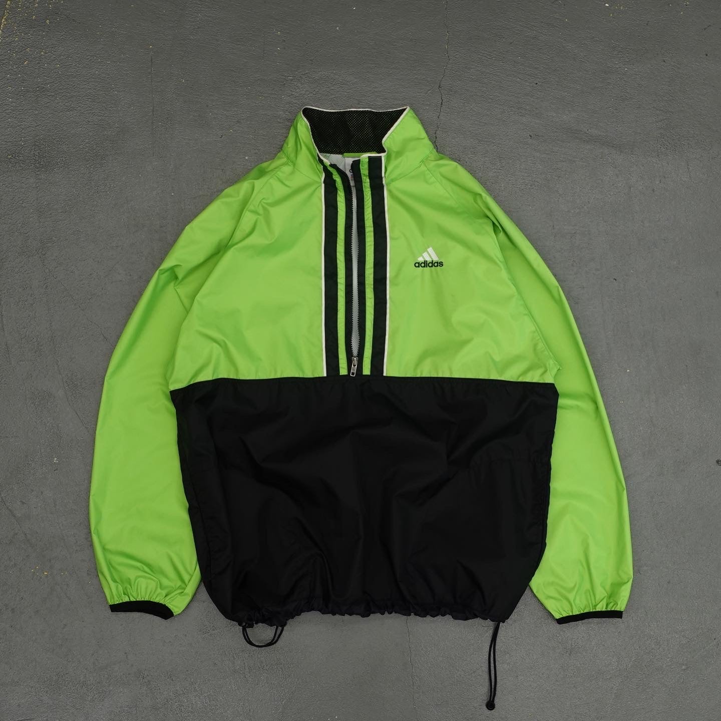 Old Adidas 2-tone Half Zip Jacket