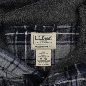 L.L.Bean Flannel Hooded Coat