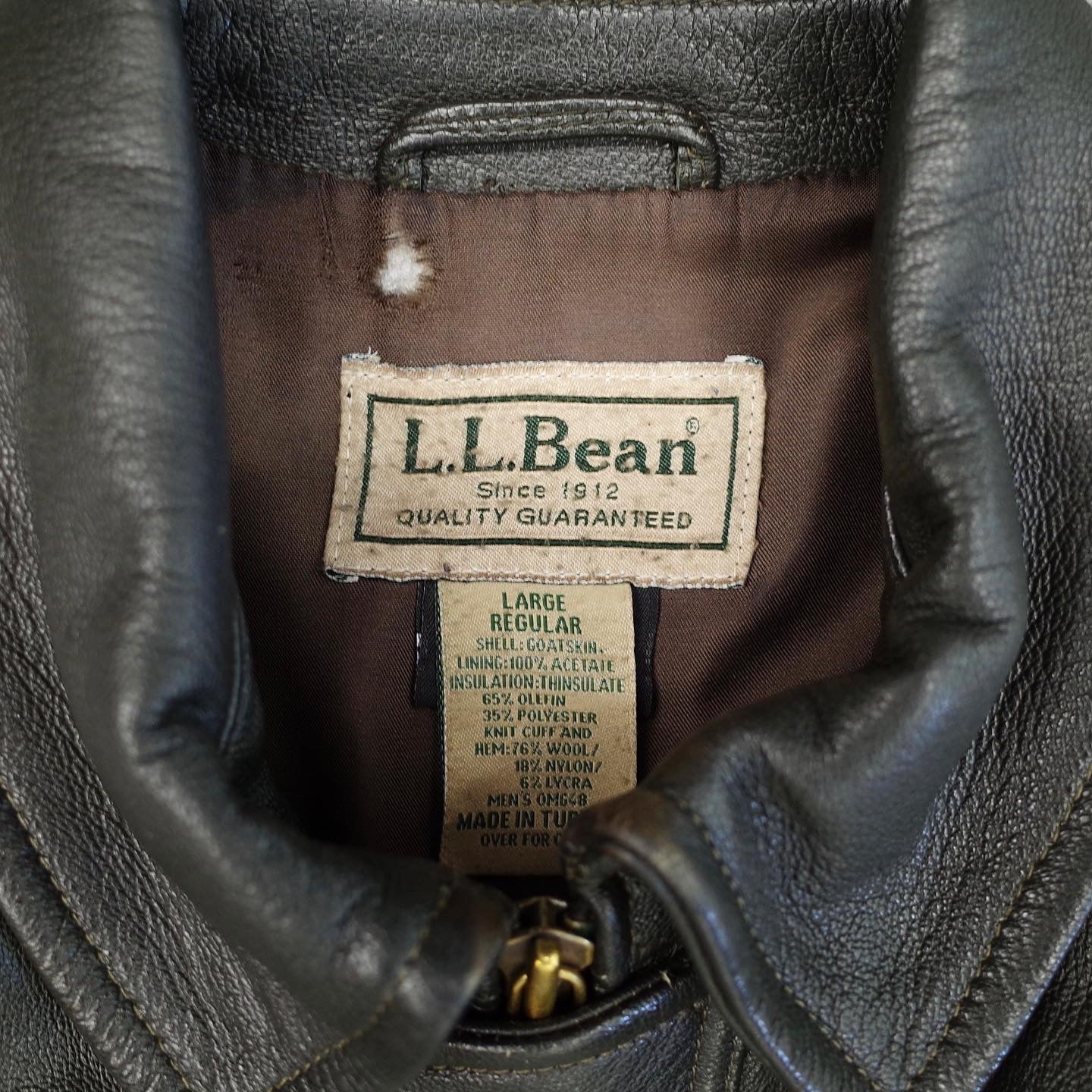 L.L.Bean Leather Jacket