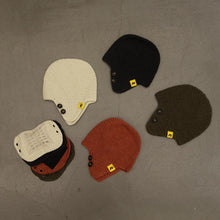 Load image into Gallery viewer, DeadStock Analog Face Mask Knit Beanie
