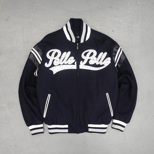 Pelle Pelle Studs Wool Varsity Jacket