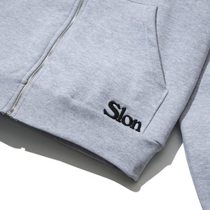 SLON Classic Logo Heavyweight Zip Up Hooded
