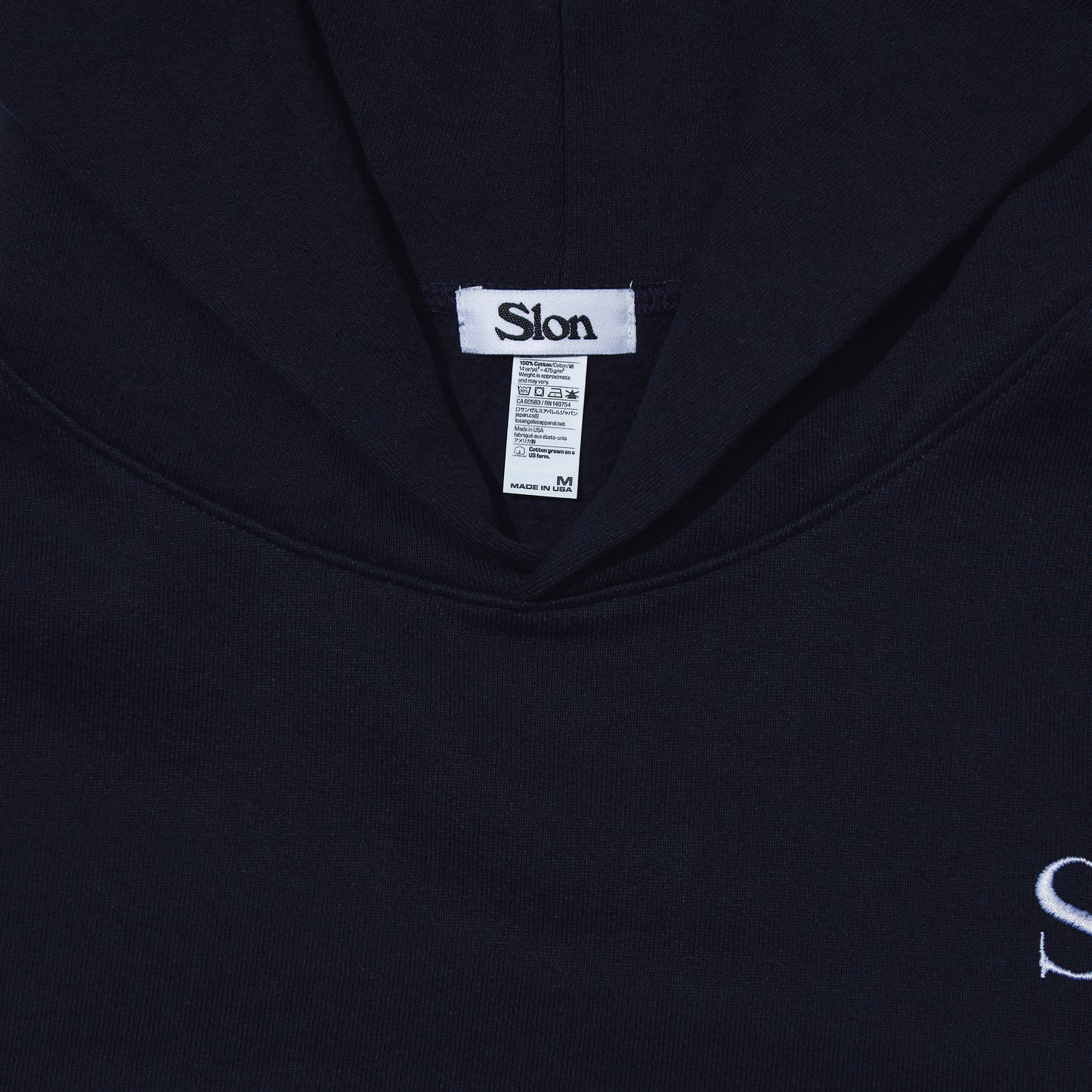 SLON Tech Logo Heavyweight Hooded Pullover