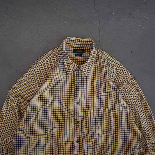 Old J.Crew Plaid B.D Shirt