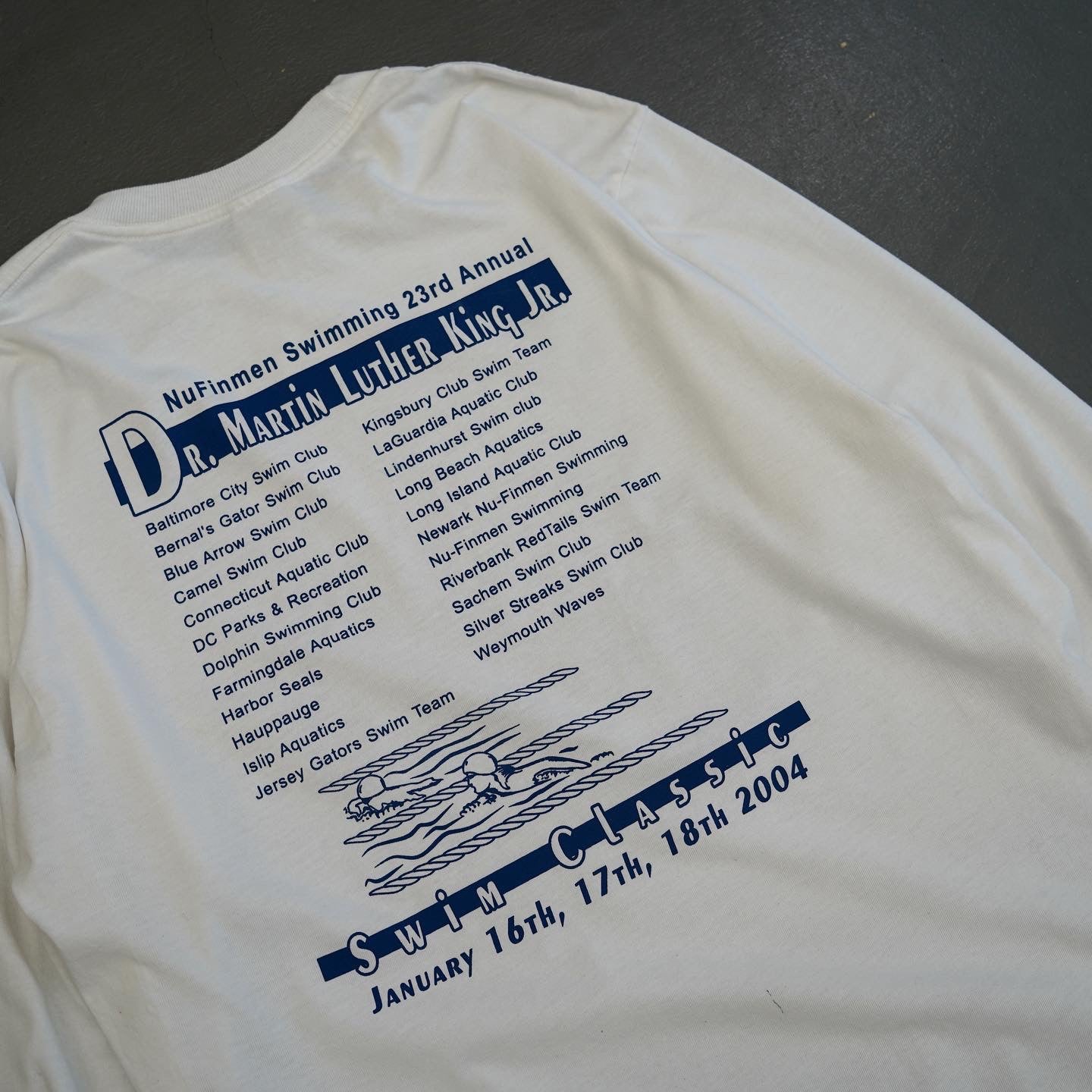 Dr. Martin Luther King Jr. Swim Classic 2004 L/S Tee
