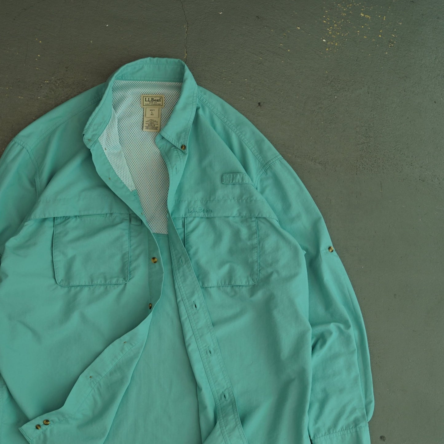 L.L.Bean Nylon Fishing Shirt