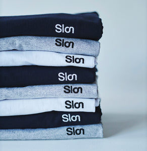 SLON RK-1 Logo L/S Tee "Heather Grey"