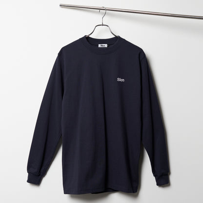SLON RK-1 Logo L/S Tee "Navy"