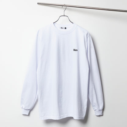 SLON RK-1 Logo L/S Tee "White"