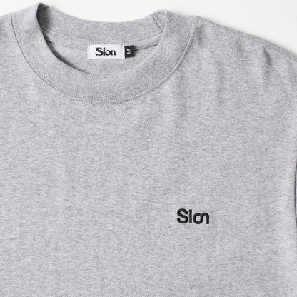 SLON RK-1 Logo L/S Tee "Heather Grey"