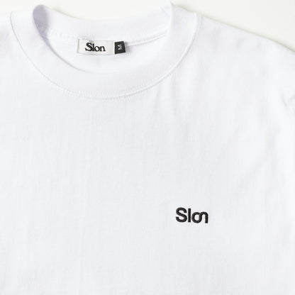 SLON RK-1 Logo L/S Tee "White"