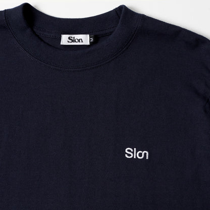 SLON RK-1 Logo L/S Tee "Navy"