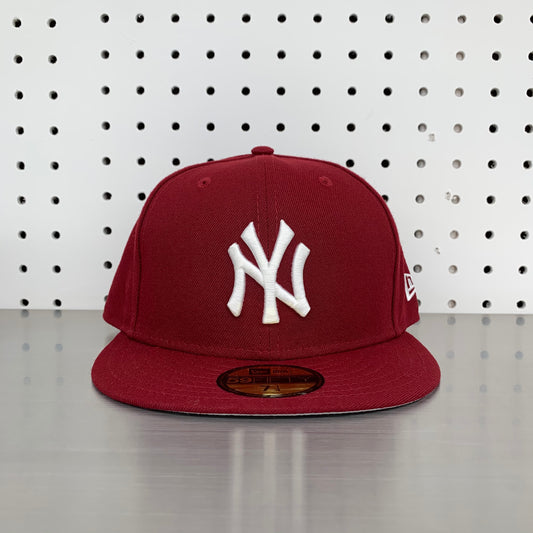 New York Yankees New Era 59FIFTY Fitted Cap "Burgundy"