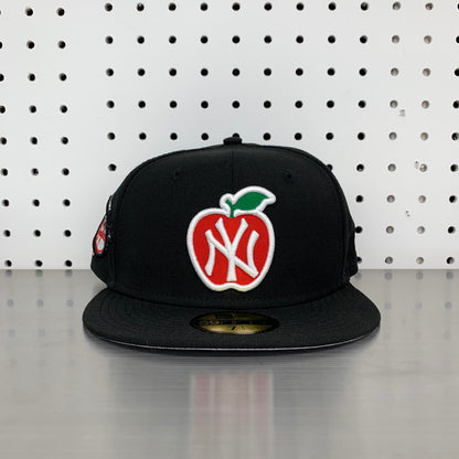 New York Yankees New Era 59FIFTY Fitted Cap "Apple- Black"