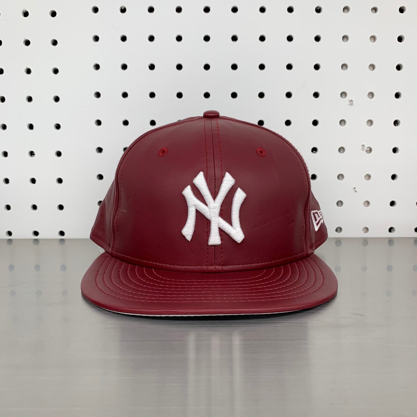 New York Yankees New Era 59FIFTY Fitted Cap "Burgundy Leather"