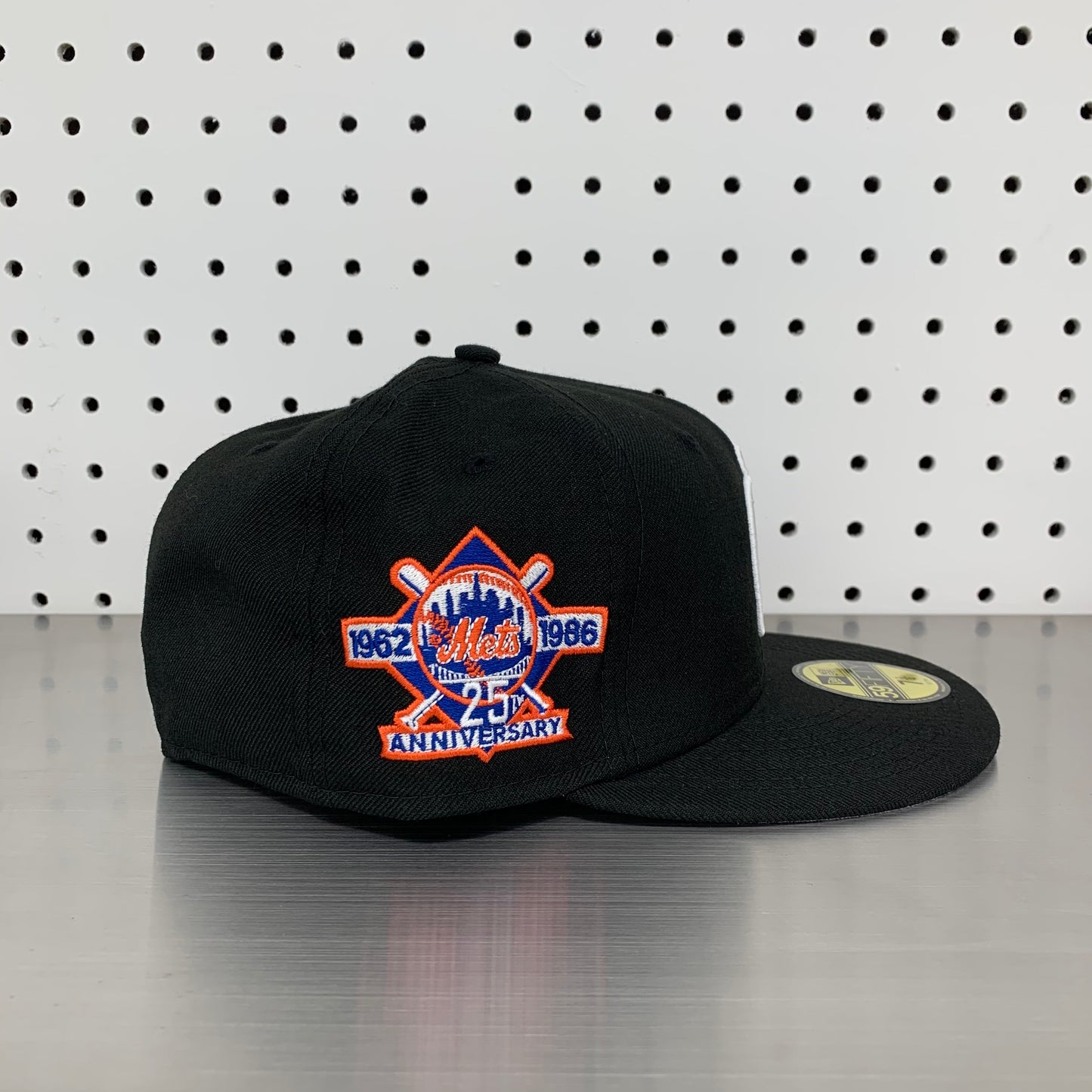 New York Mets New Era 59FIFTY Fitted Cap "25th Anniversary - Apple Black"