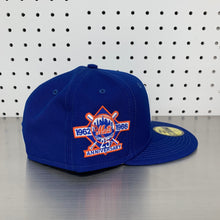 Load image into Gallery viewer, New York Mets New Era 59FIFTY Fitted Cap &quot;25th Anniversary - Apple Blue&quot;
