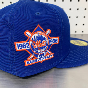 New York Mets New Era 59FIFTY Fitted Cap "25th Anniversary - Apple Blue"