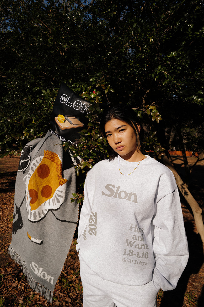 SLON × BE AT TOKYO "HOME AND WARM" Home Wear - Sweatshirt