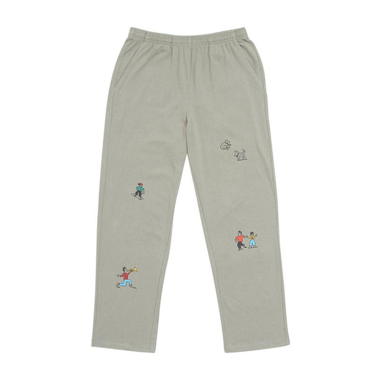 ONLY NY Washington Sq. Park Cotton Chill Pants "Stone Green"