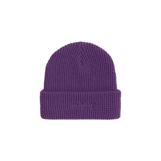 ONLY NY Lodge Waffle Knit Beanie "Purple"