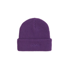 Load image into Gallery viewer, ONLY NY Lodge Waffle Knit Beanie &quot;Purple&quot;
