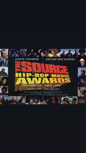 THE SOURCE  HIPHOP MUSIC AWARDS 1995 S/S Tee by Fraser Croll