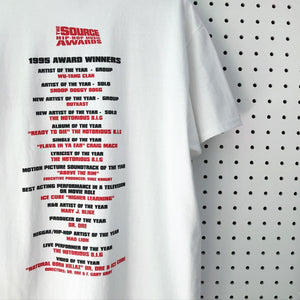 THE SOURCE  HIPHOP MUSIC AWARDS 1995 S/S Tee by Fraser Croll