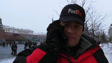 Load image into Gallery viewer, FedEX Staff Quarter Zip Nylon Jacket
