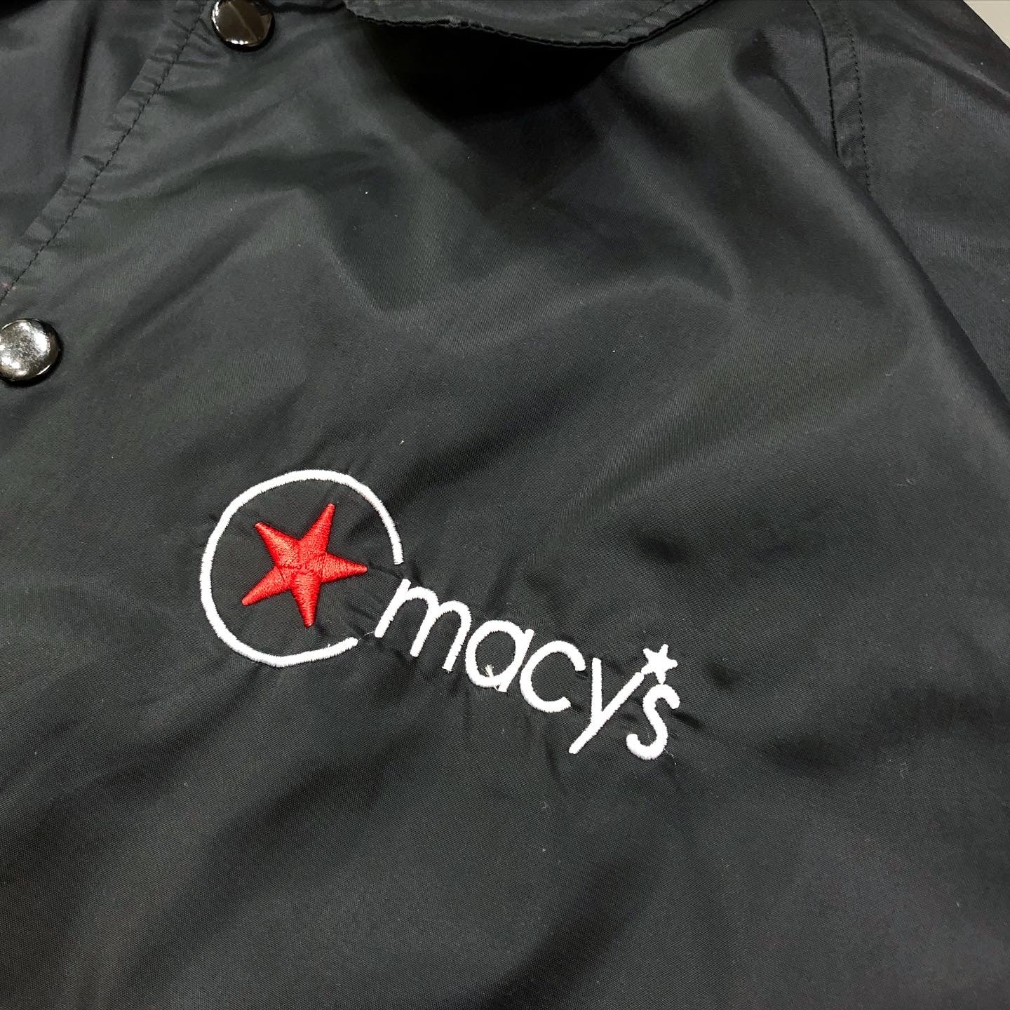 macy's Security Vintage Staff Coach Jacket