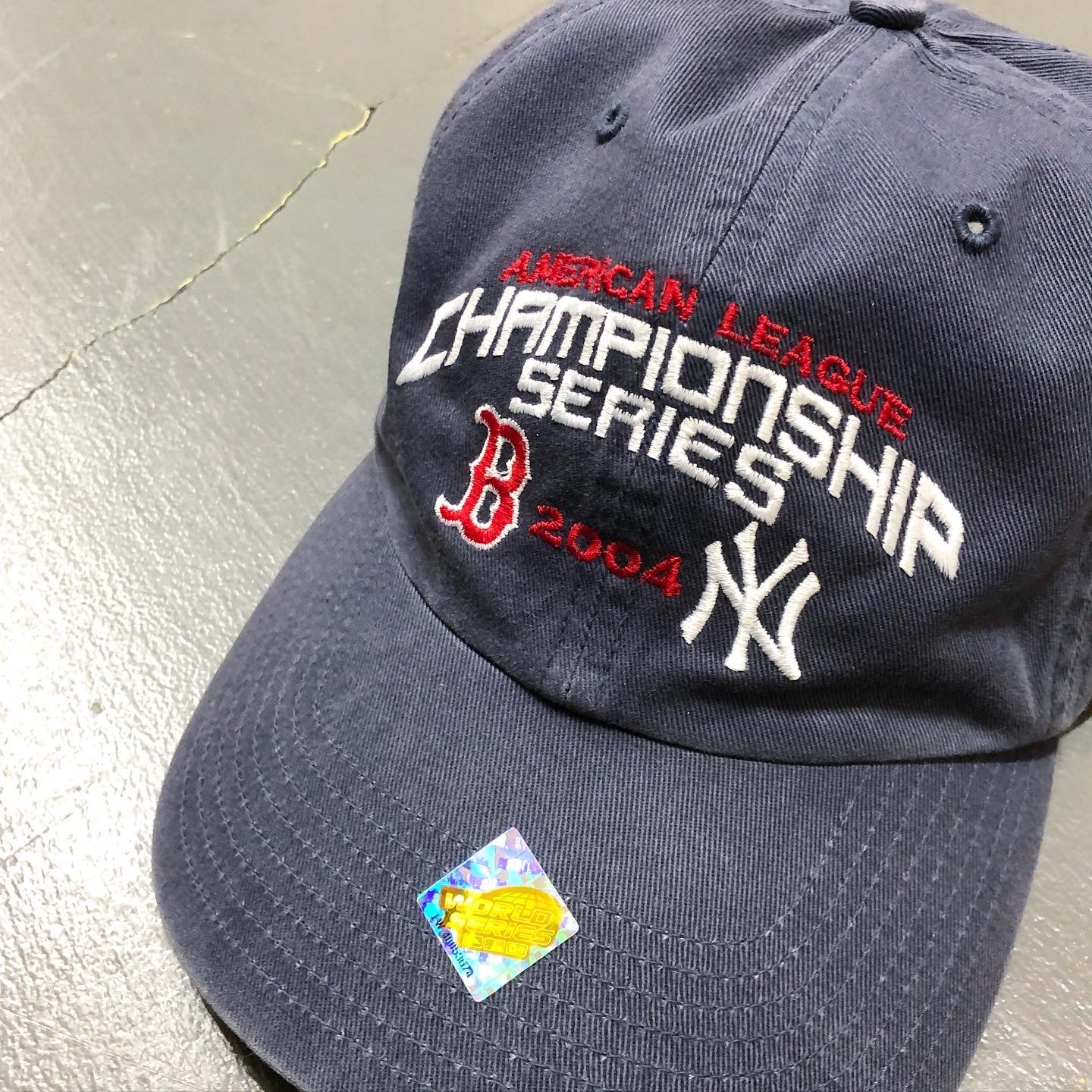 New York Yankees x Boston Red Sox 2004 Championship Series Deadstock Cap