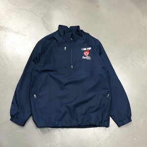 FedEX Staff Quarter Zip Nylon Jacket