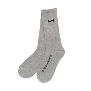 A24 Grey Sport Socks