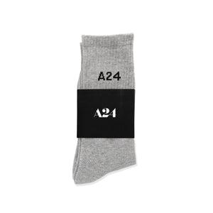 A24 Grey Sport Socks
