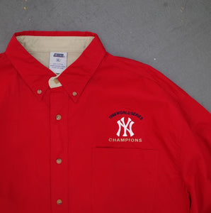 New York Yankees 1998 World Series Champions DeadStock L/S BD Shirt