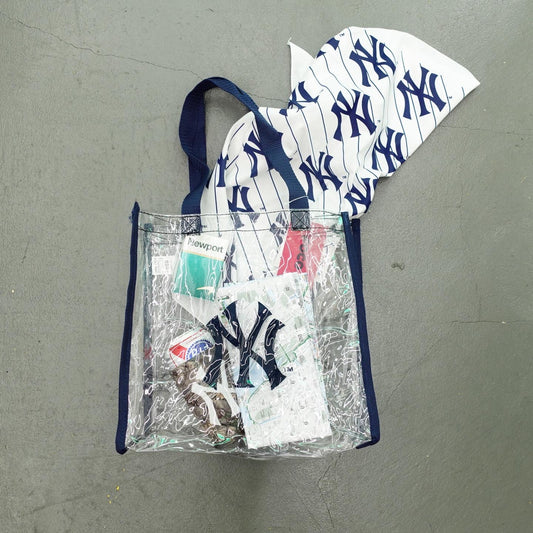 NY YANKEES CLEAR MINI TOTE BAG