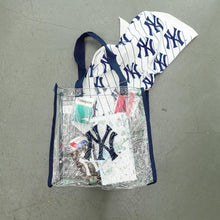 Load image into Gallery viewer, NY YANKEES CLEAR MINI TOTE BAG
