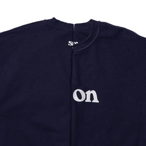 SLON Classic Logo Reversible Sweatshirt “Navy” – SLON STORE