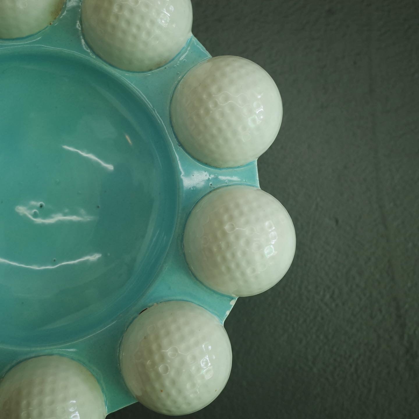 Golf Ball Ceramic Ashtray