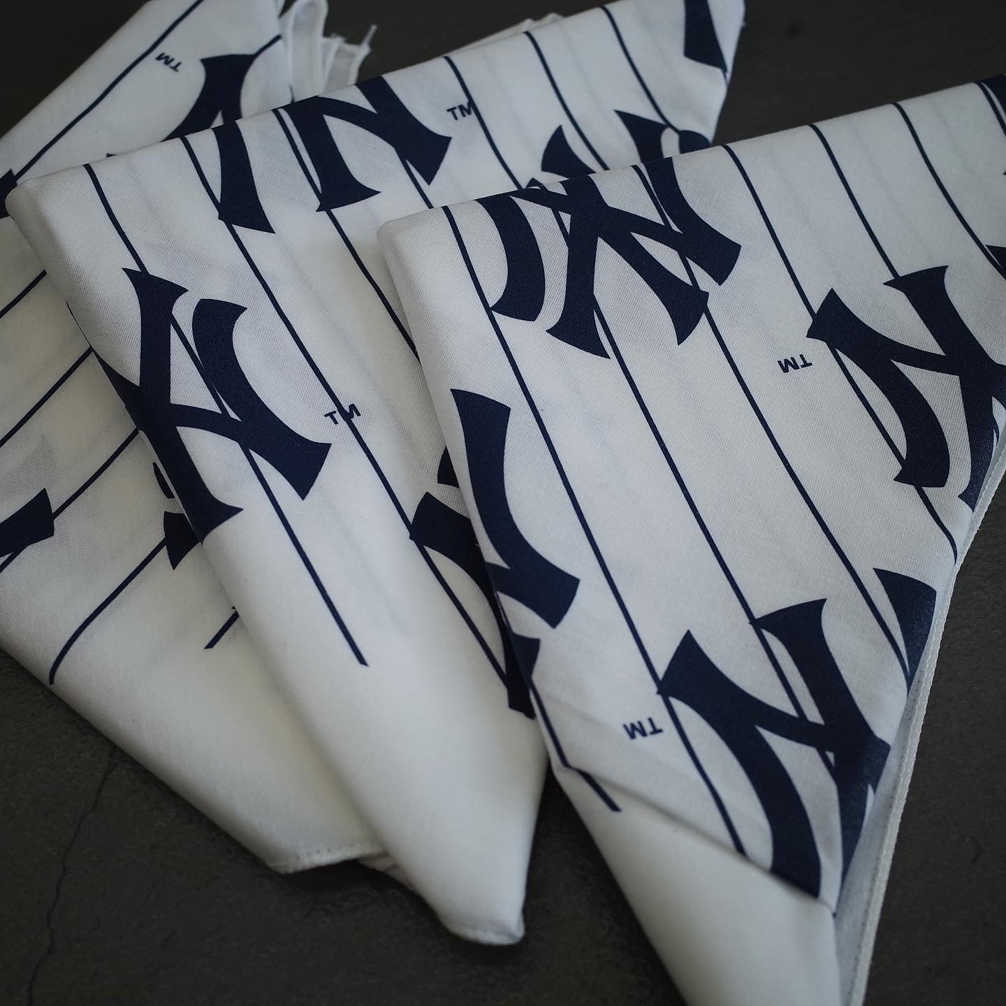 New York Yankees Striped Bandana