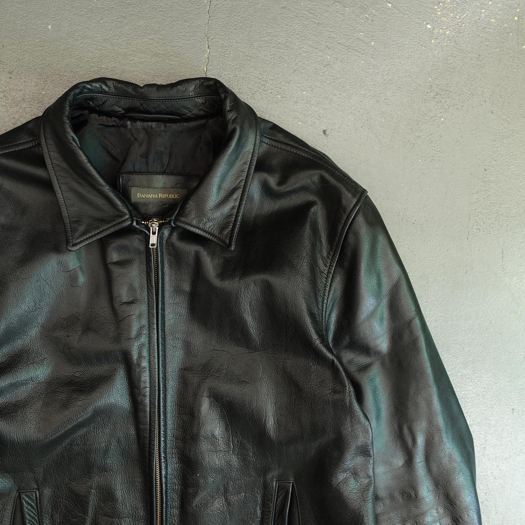 banana republic leather rider's jacketライダースジャケット