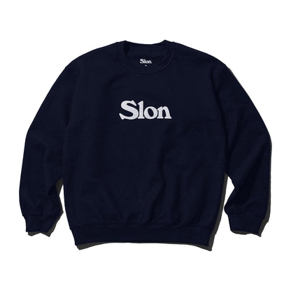 SLON Classic Logo Reversible Sweatshirt “Navy”