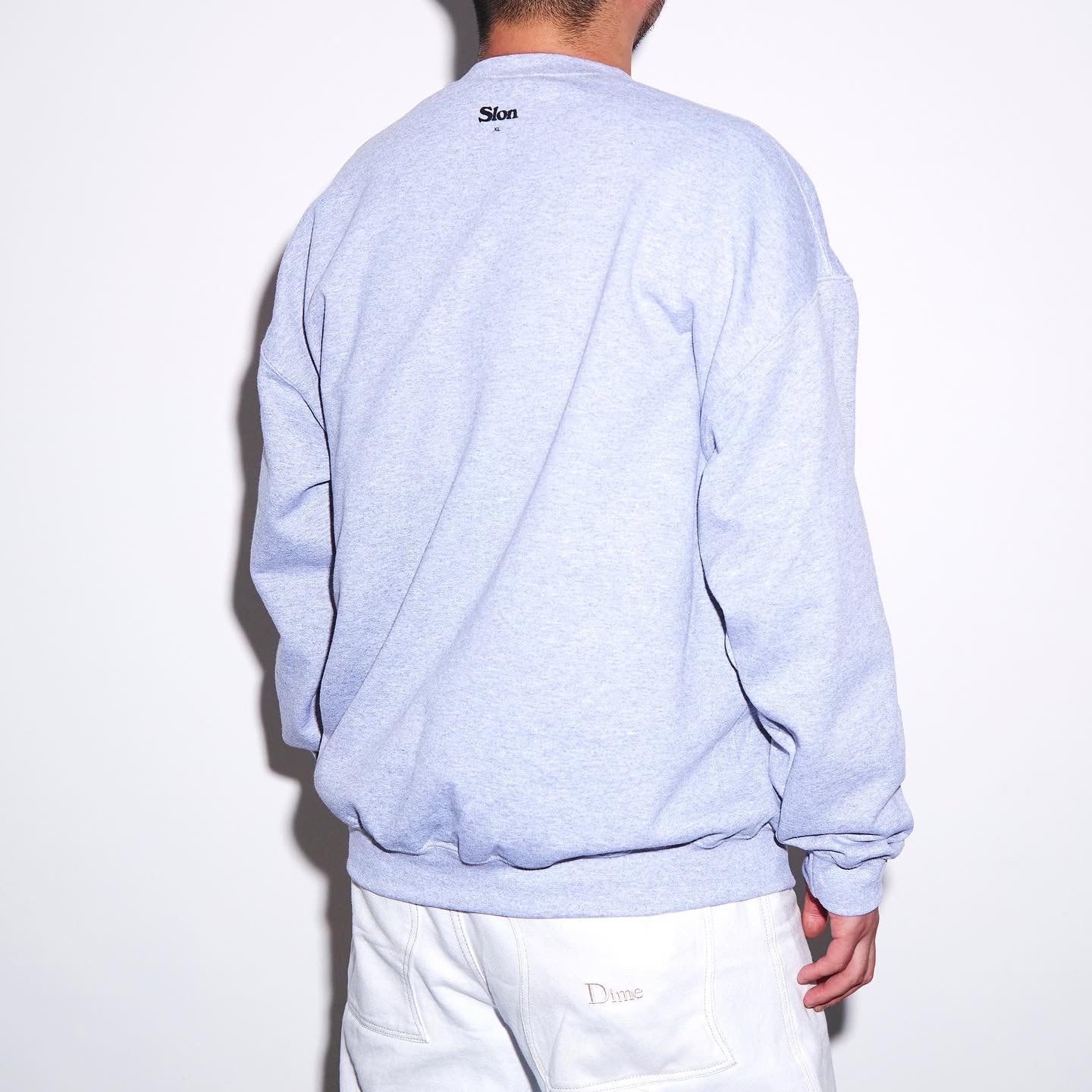 SLON リバーシブルスウェット Navy Ｍ-