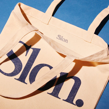 SLON Small Tech Logo Canvas Tote