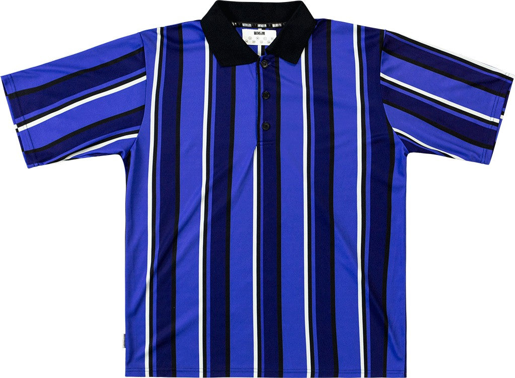 Whim Golf Micro Poly Pique Golf Shirt “Vertical Stripe”